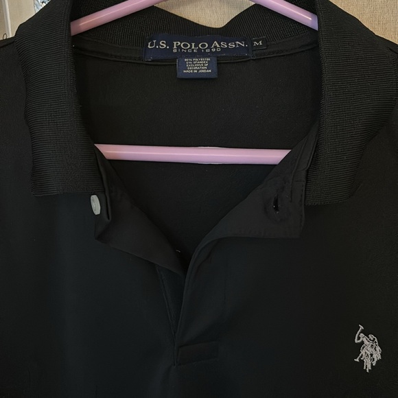 Men’s black polo shirt - Picture 2 of 2
